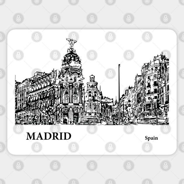 Madrid - Spain Sticker by Lakeric
